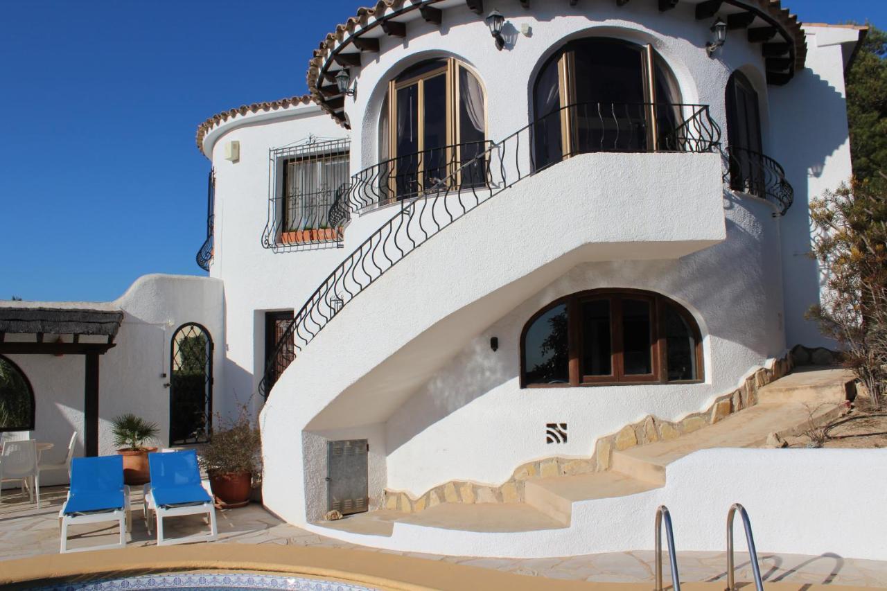 La Madrugada - Luxury Moraira Villa With Sea Views And Private Heated Pool Exteriér fotografie