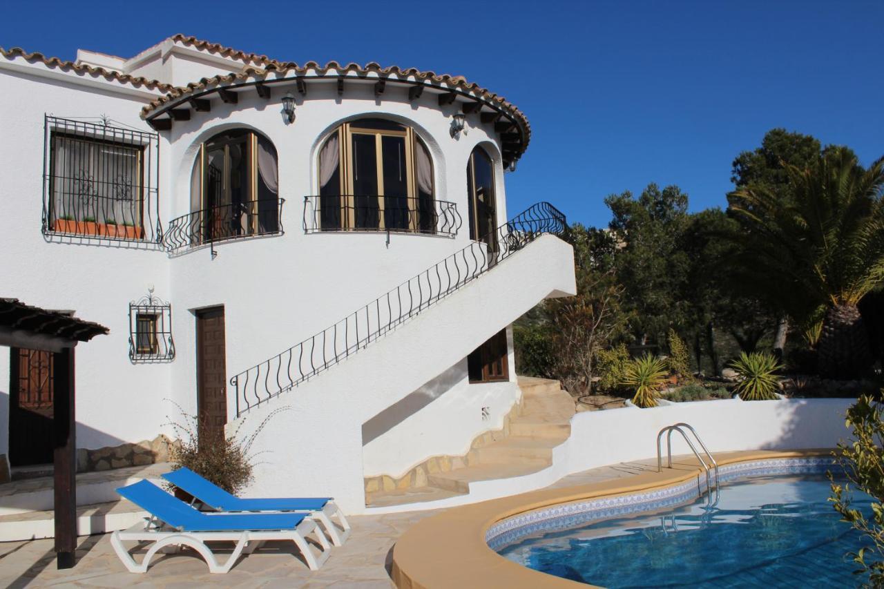 La Madrugada - Luxury Moraira Villa With Sea Views And Private Heated Pool Exteriér fotografie