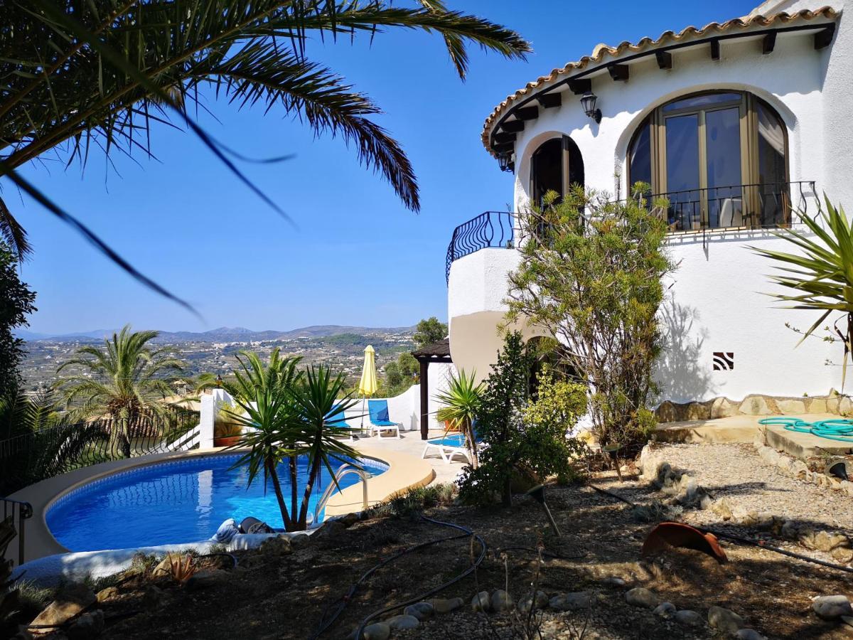 La Madrugada - Luxury Moraira Villa With Sea Views And Private Heated Pool Exteriér fotografie