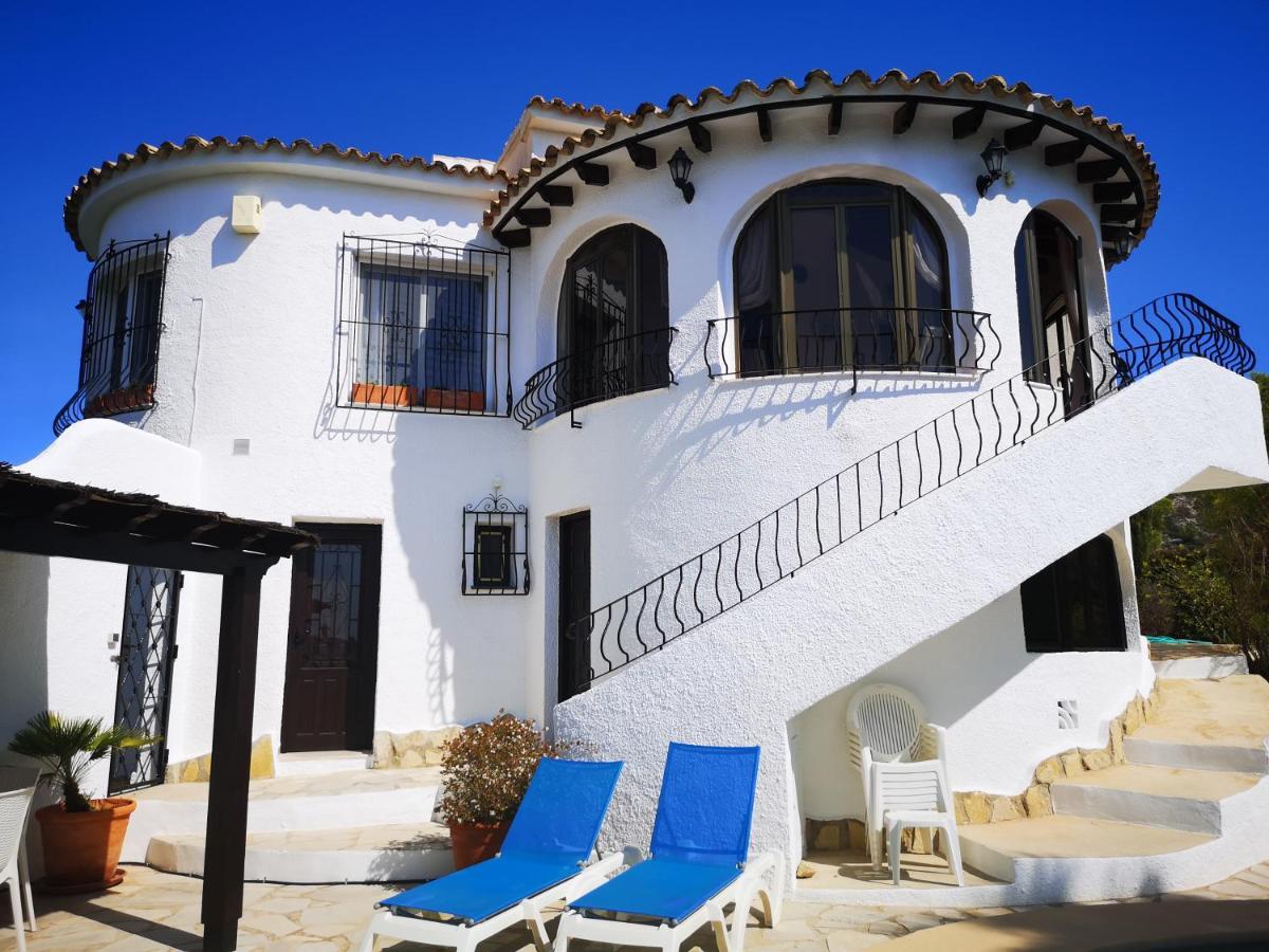 La Madrugada - Luxury Moraira Villa With Sea Views And Private Heated Pool Exteriér fotografie