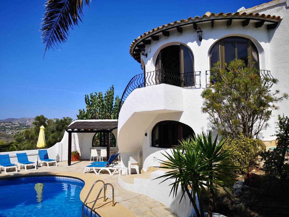 La Madrugada - Luxury Moraira Villa With Sea Views And Private Heated Pool Exteriér fotografie