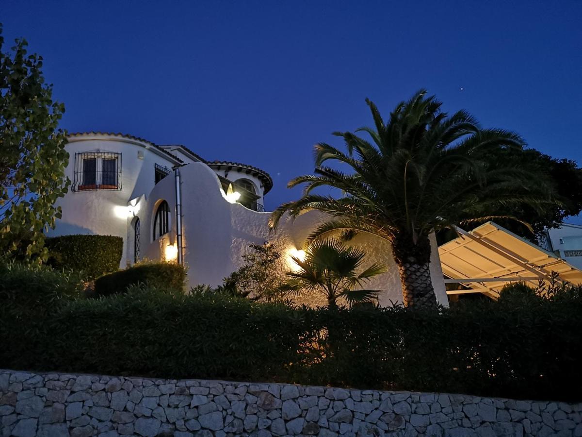 La Madrugada - Luxury Moraira Villa With Sea Views And Private Heated Pool Exteriér fotografie