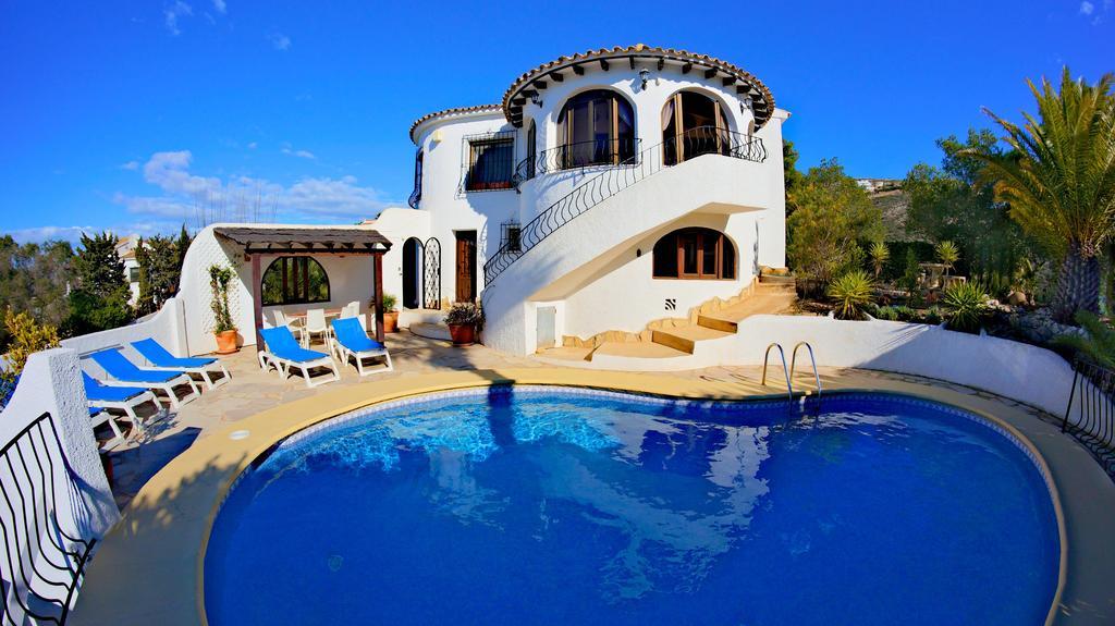 La Madrugada - Luxury Moraira Villa With Sea Views And Private Heated Pool Exteriér fotografie