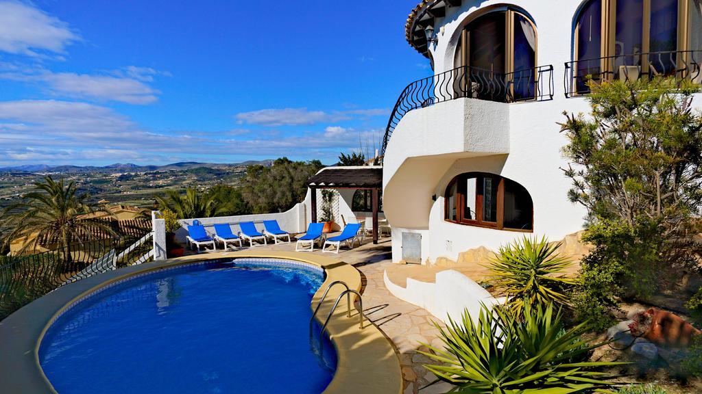 La Madrugada - Luxury Moraira Villa With Sea Views And Private Heated Pool Exteriér fotografie