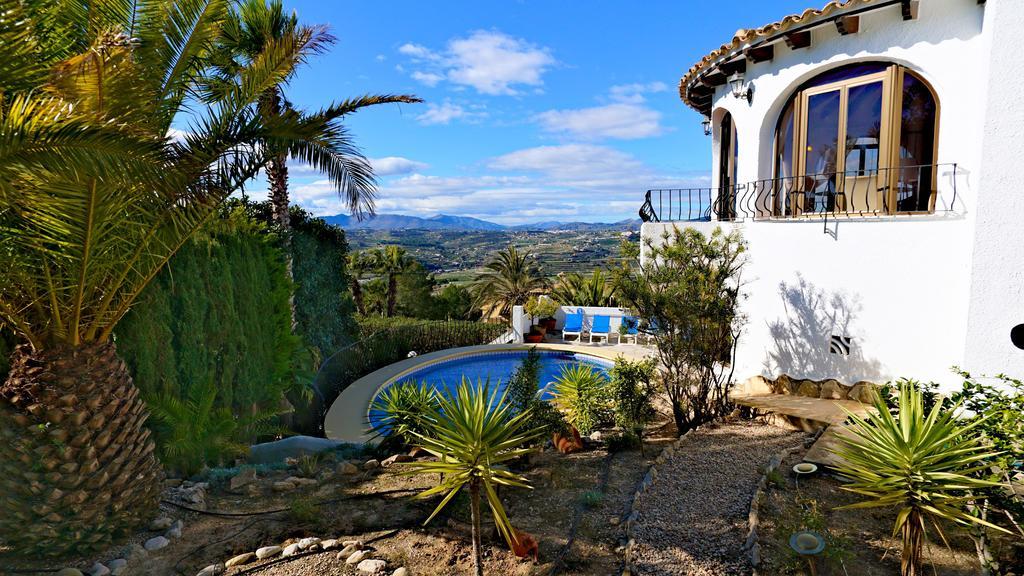 La Madrugada - Luxury Moraira Villa With Sea Views And Private Heated Pool Exteriér fotografie